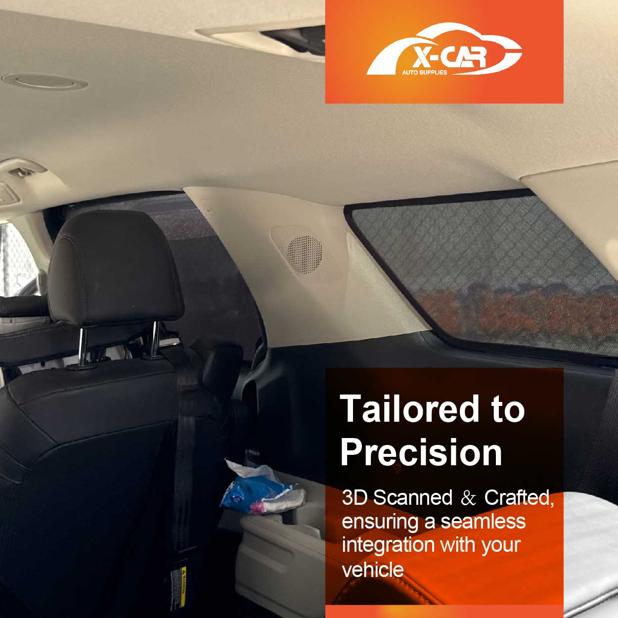 Rear Window Sun Shade for Kia Carnival KA4 Series 2020-2025 Car Sun Blind Mesh