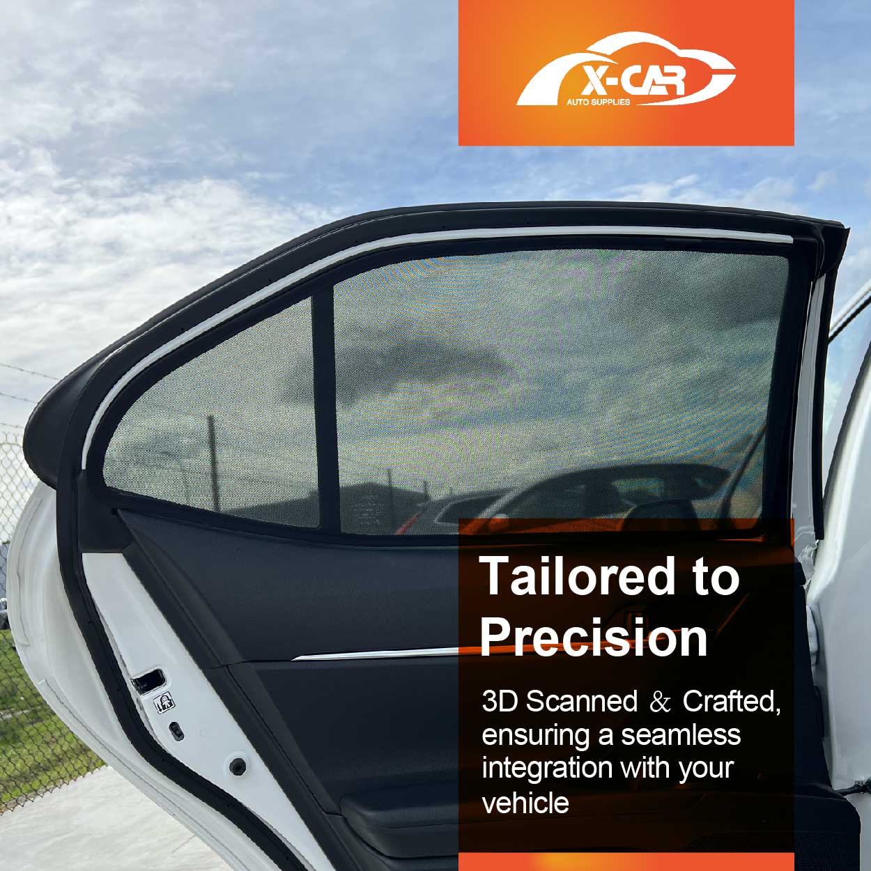 Rear Window Sun Shade for Toyota Camry 2017-2025 Car Sun Blind Mesh