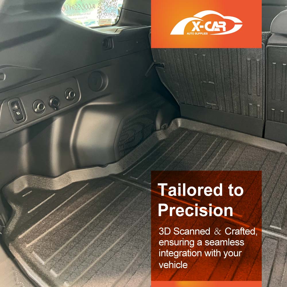 3D Floor Mats Boot Liner Set for Subaru Forester 6th Gen 2025-Onwards Without Subwoofer Heavy Duty Cargo Car Trunk Luggage Tray