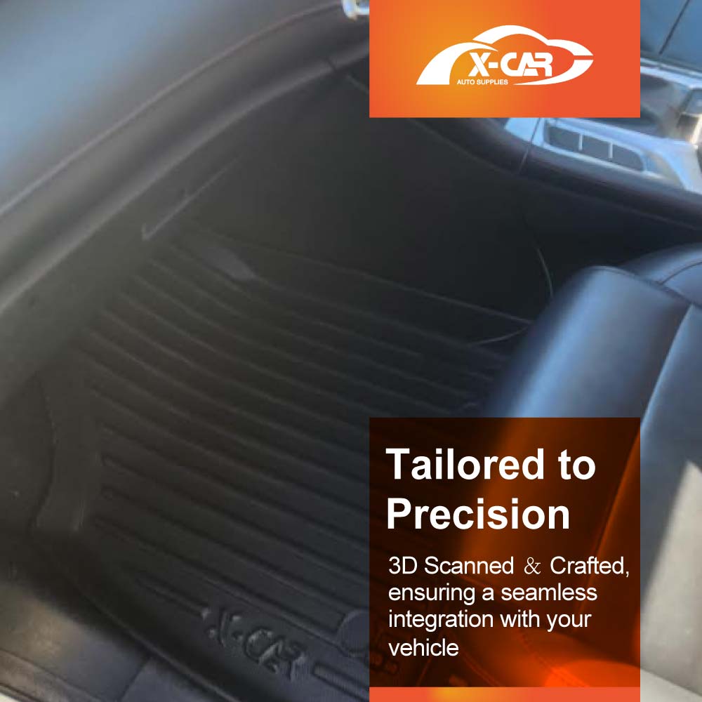 Floor Mats Boot Liner Set for MG HS 2018-2024 All Weather Heavy Duty Cargo Kick Mats Back Seat Cover Car Trunk Accessories