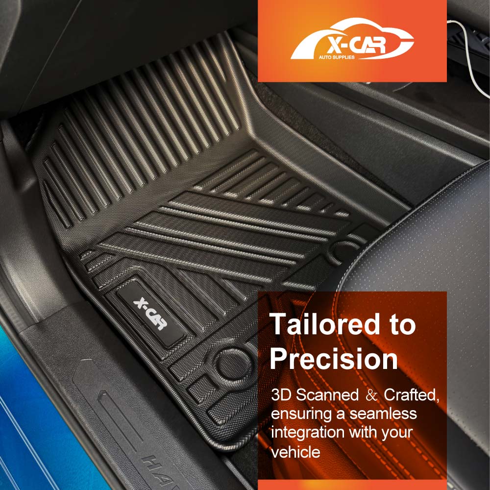 Floor Mats Boot Liner Set for GWM Haval Jolion 2021-Onwards All Weather Heavy Duty Car Trunk Cargo Kick Back Seat Protector Cover