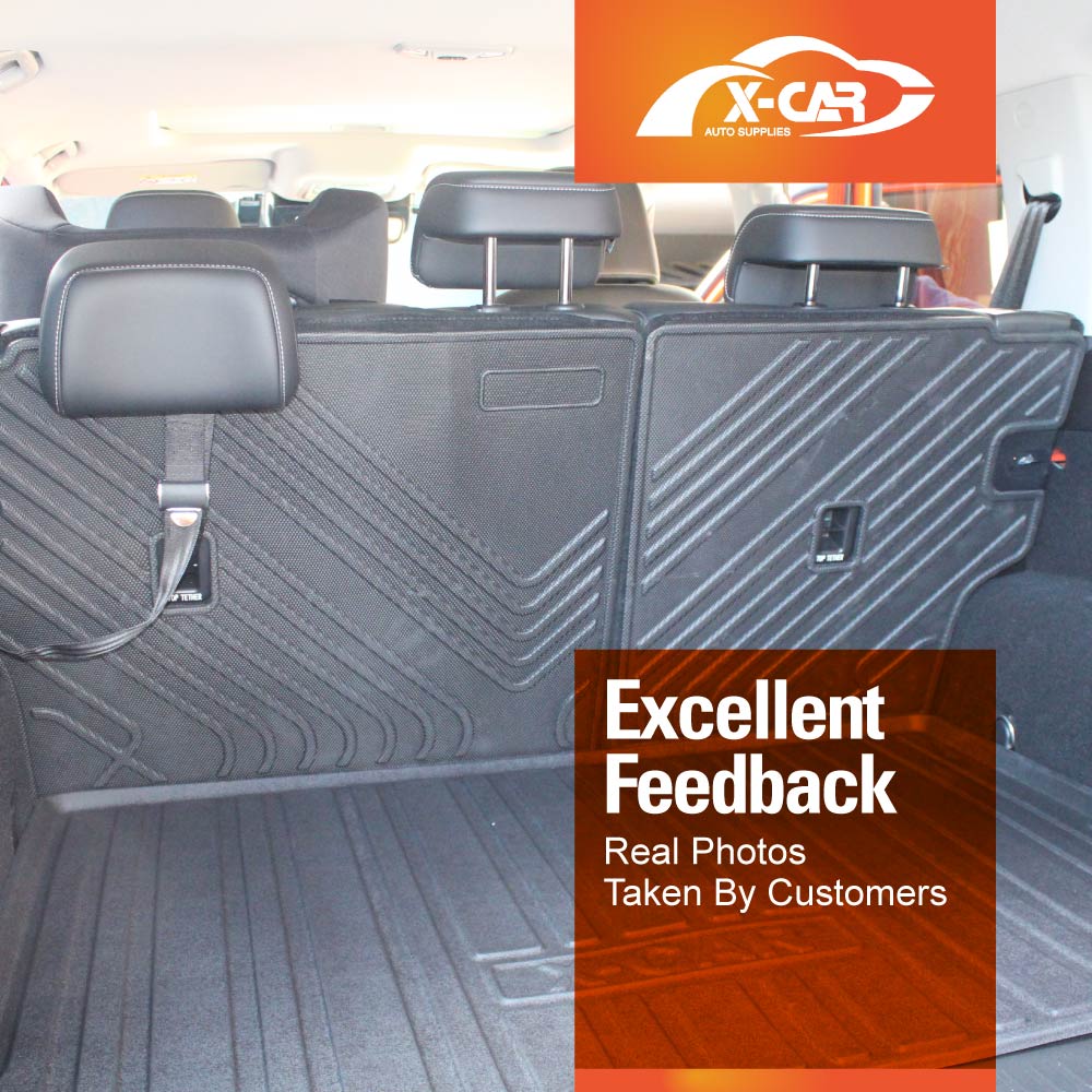 Boot Liner Back Seat Protector for GWM Tank 300 Tank300 2023-Onwards All Weather Heavy Duty Cargo Car Trunk Kick Mats
