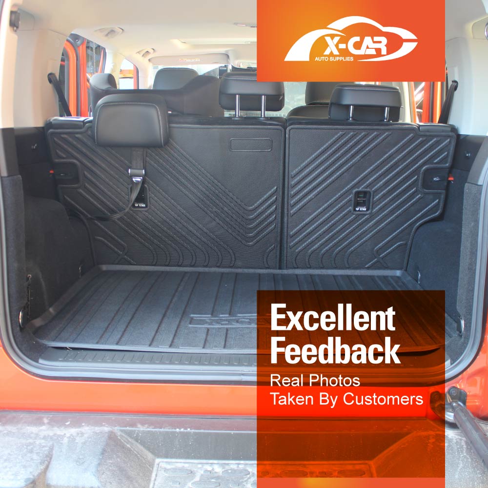 Floor Mats Boot Liner Set for GWM Tank 300 PHEV 2023-Onwards All Weather Heavy Duty Cargo Kick Back Seat Side Trunk Protector Covers
