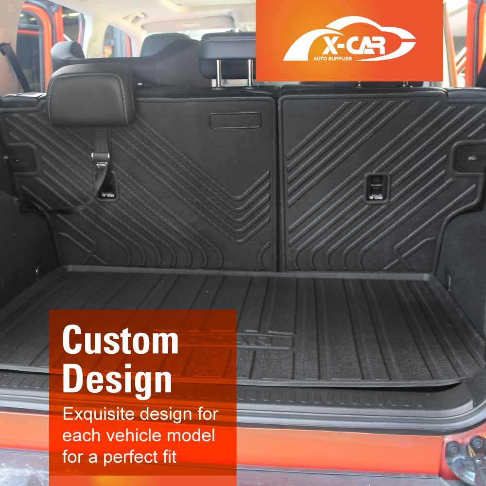 Floor Mats Boot Liner Set for GWM Tank 300 Hybrid 2023-Onwards All Weather Heavy Duty Cargo Kick Back Seat Side Trunk Protector Covers