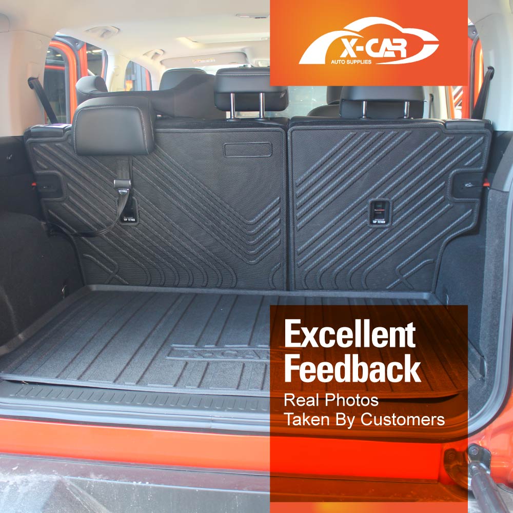 Boot Liner Back Seat Protector for GWM Tank 300 Tank300 2023-Onwards All Weather Heavy Duty Cargo Car Trunk Kick Mats