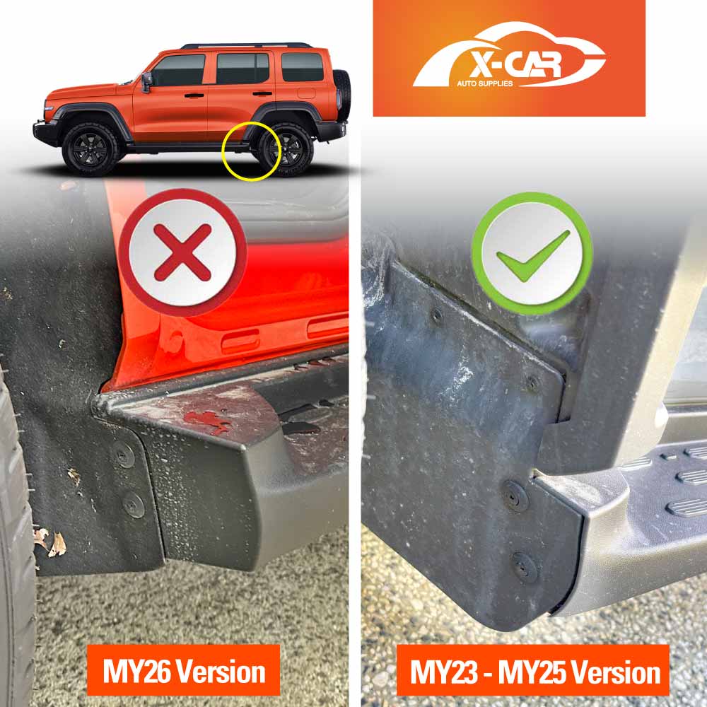 Rear Door Mudguard for GWM Tank 300 Tank300 2023-2026 Splash Mud Guard Fender