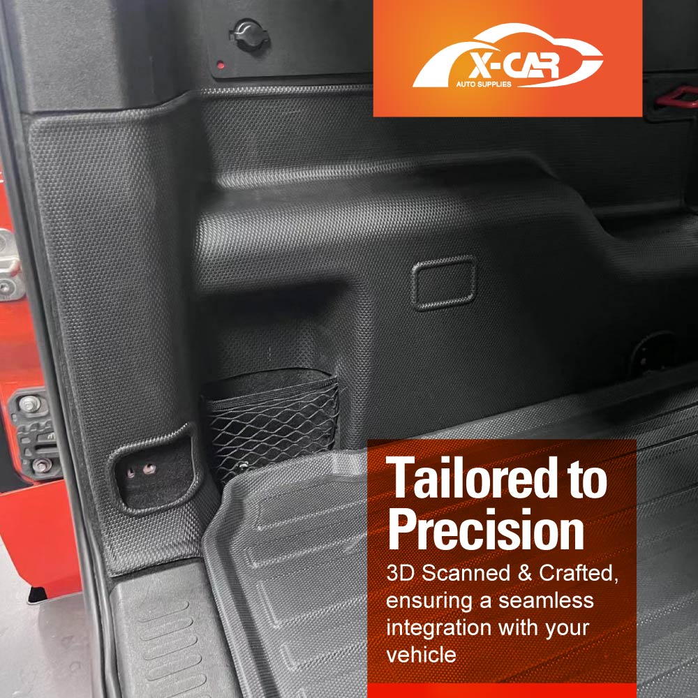 Cargo Boot Side Kick Mats for GWM Tank 300 Tank300 2023-Onwards Car Trunk Back Seat Protector Liner Mat