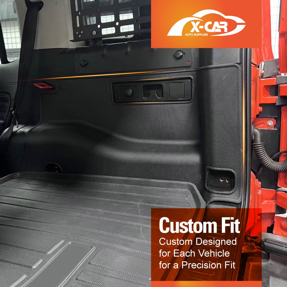 Cargo Boot Side Kick Mats for GWM Tank 300 Tank300 2023-Onwards Car Trunk Back Seat Protector Liner Mat