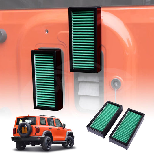 Tailgate Cabin Air Filter For Tank 300 Tank300 2023-2025 Activated Carbon Replacement Mesh