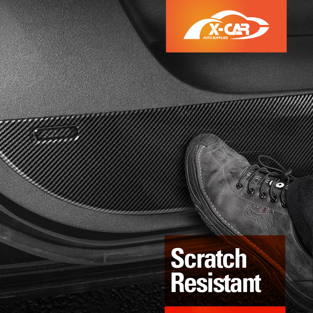 Anti Kick Car Door Panel For GWM Tank 300 Tank300 2023-Onwards Protective Side Edge Protector Cover Guard Carbon Fibre Style