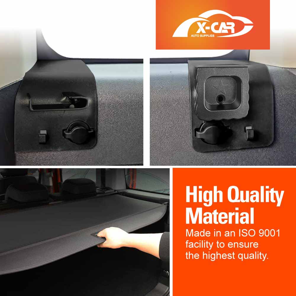 Retractable Cargo Cover for GWM Tank 300 Tank300 2023-Onwards  Rear Rack Partition Shelter Canvas Trunk Luggage Security Shield Shade