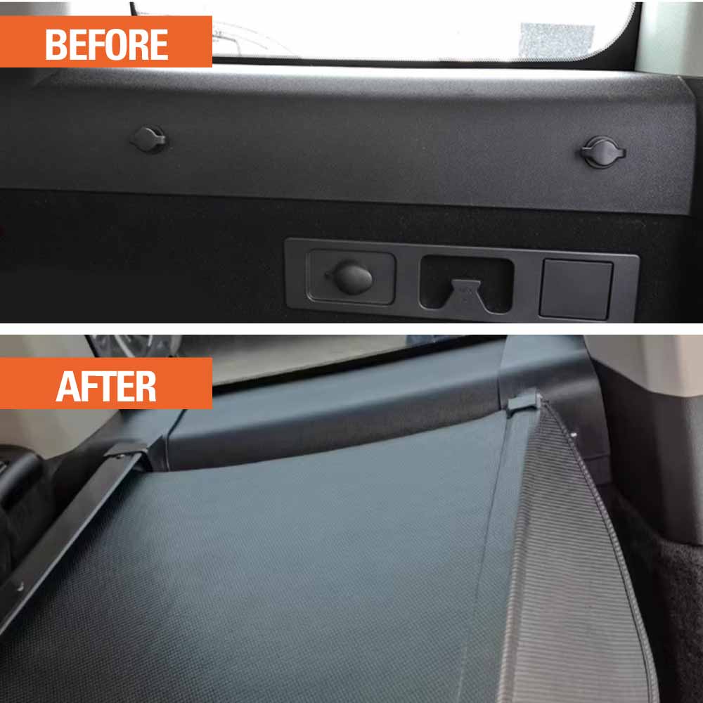 Retractable Cargo Cover for GWM Tank 300 Tank300 2023-Onwards  Rear Rack Partition Shelter Canvas Trunk Luggage Security Shield Shade
