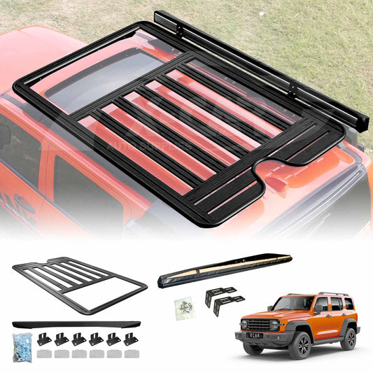 Roof Rack with Side Awning Set for GWM Tank 300 Tank300 2023-Onwards Multi-Functional Expansion Platform 4WD Off-Road Acessories