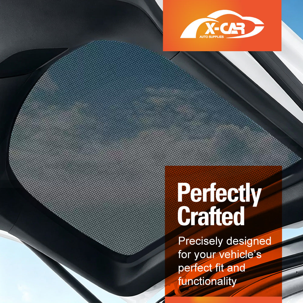 Rear Windscreen Glass Roof Sunshades for Tesla Model Y L 6-Seat 2026-Onwards Black Sunroof UV Heat Protection Mesh Sun Blind