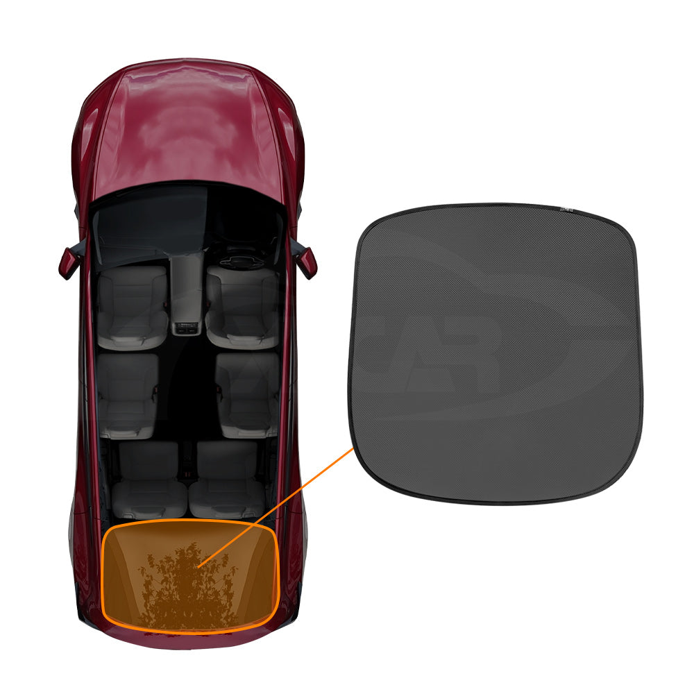 Rear Windscreen Sun Shade for Tesla Model Y L 6-Seat 2026-Onwards Rear Window Sun Screen UV Heat Protection Mesh