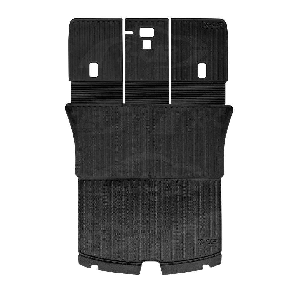 2-In-1 Boot Liners for Tesla Model Y Juniper 2025-Onwards All Weather Heavy Duty Back Seat Cargo Mats Car Trunk Luggage Tray Accessories