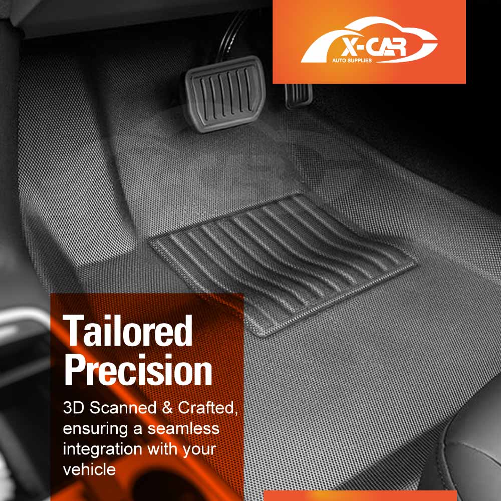 Boot Liner Set for Tesla Model 3 2019-2023 All Weather Heavy Duty XPE Rear Front Cargo Trunk Cover Mat Luggage Tray