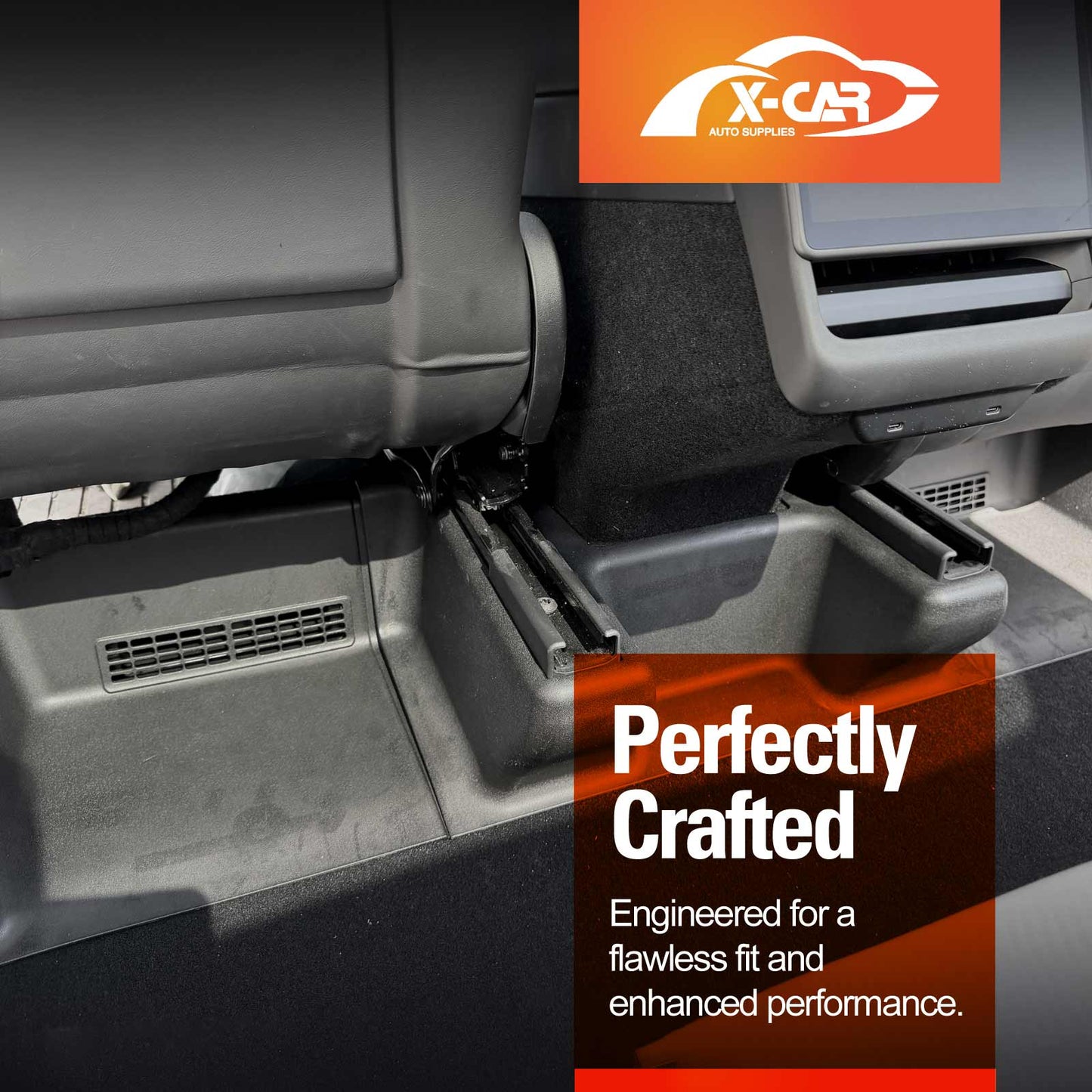 Car Under Seat Protector for Tesla Model Y Juniper 2025-Onwards Seat Rail Cover Anti Kick Guard Underseat Interior Accessories