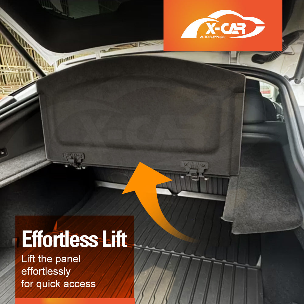 Car Trunk Shade for Tesla Model Y Juniper 2025-Onwards Rear Boot Cargo Security Shield Luggage Cover Board Accessories