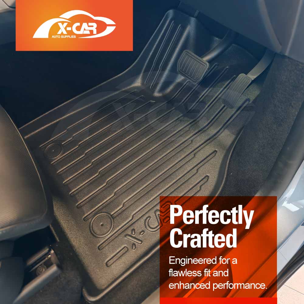 Floor Mats Boot Liners Set for Tesla Model Y L 6-Seat 2026-Onwards All Weather Front Toolbox Cargo Car Trunk Cover Luggage Tray