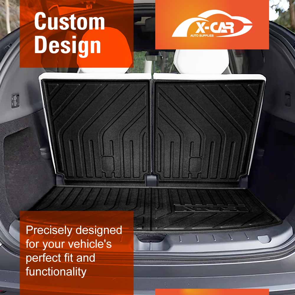 Rear Trunk Boot Liners for Tesla Model Y L 6-Seat 2026-Onwards All Weather Heavy Duty Cargo Mat Car Luggage Tray Accessories