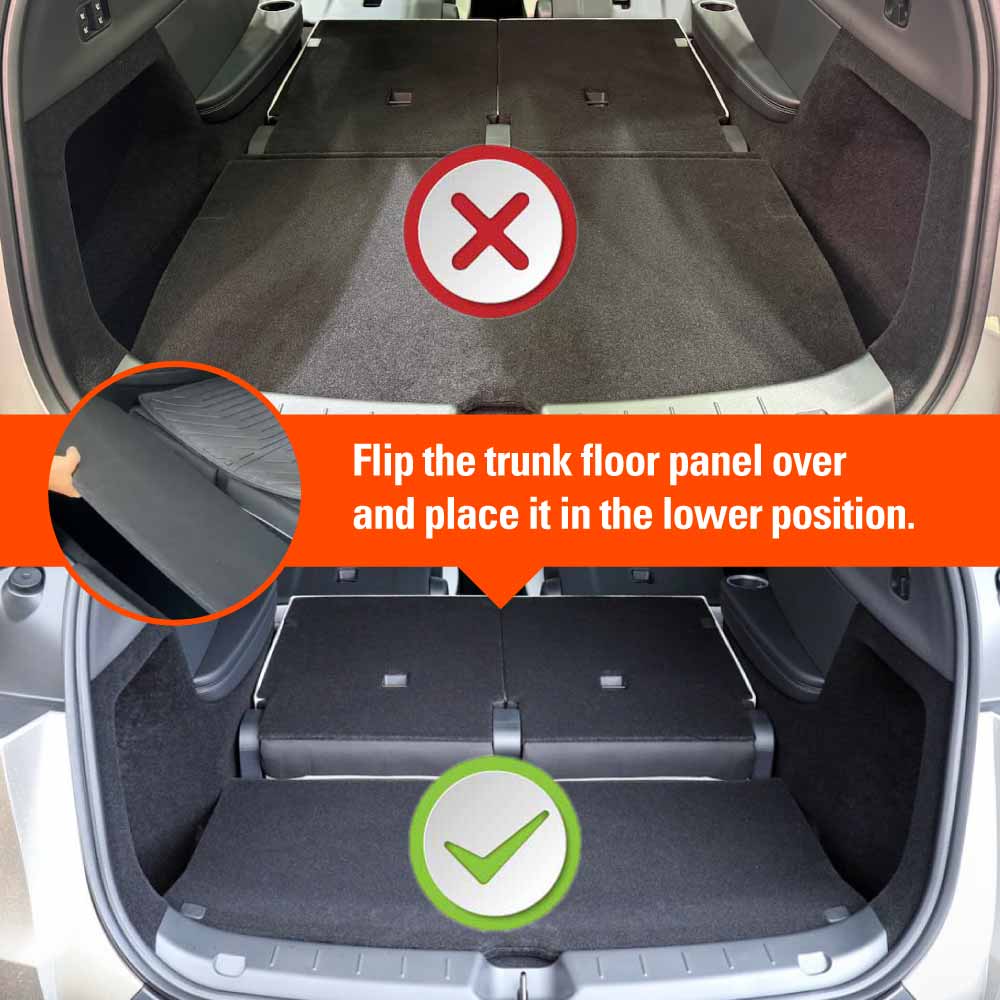 Rear Trunk Boot Liners for Tesla Model Y L 6-Seat 2026-Onwards All Weather Heavy Duty Cargo Mat Car Luggage Tray Accessories