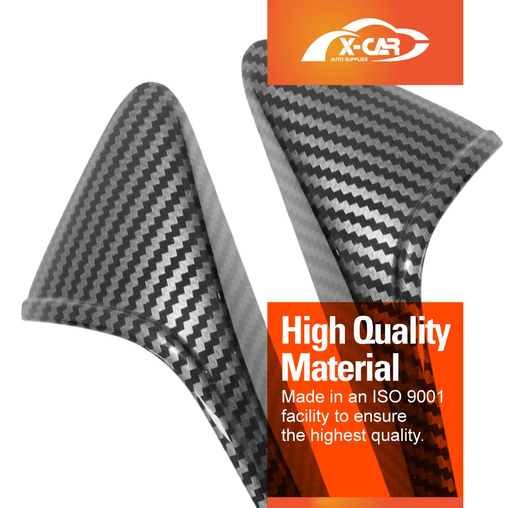 Carbon Fiber Style Panel Trim Set for Tesla Model Y Juniper 2025-Onwards Side View Camera Rear AC Vent Steering Wheel Accessories