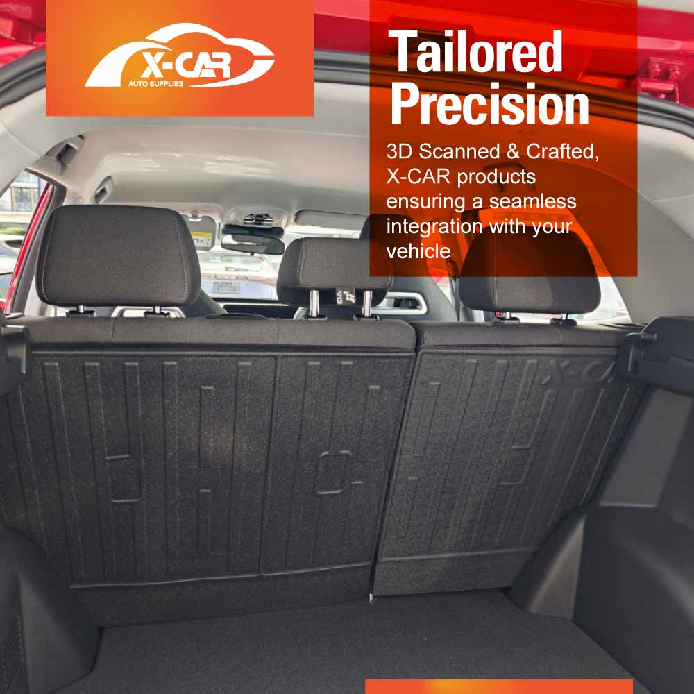 Boot Liner Set for Chery Tiggo 4 Hybrid 2025-Onwards All Weather Heavy Duty Car Trunk Back Seat Protector Cargo Kick Mats