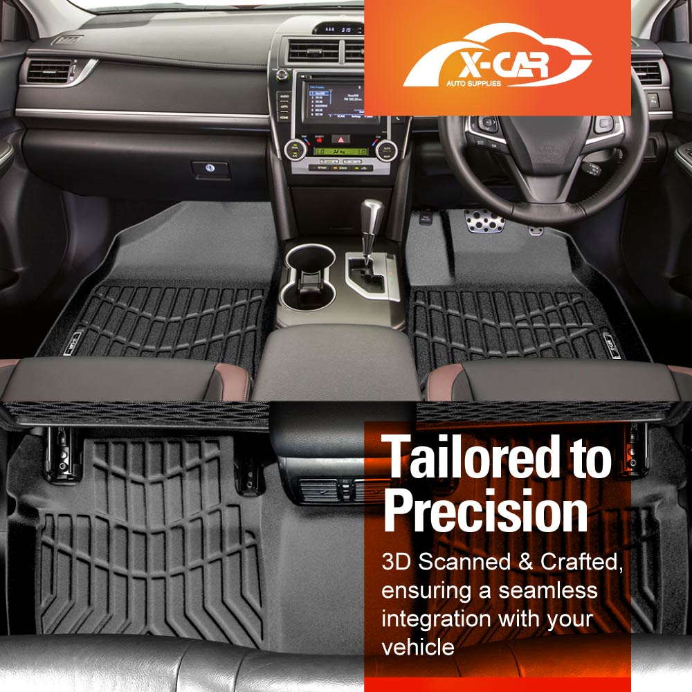 3D Floor Mats Boot Liner for Toyota Camry 2012-2017 All Weather Heavy Duty Cargo Car Trunk Luggage Tray