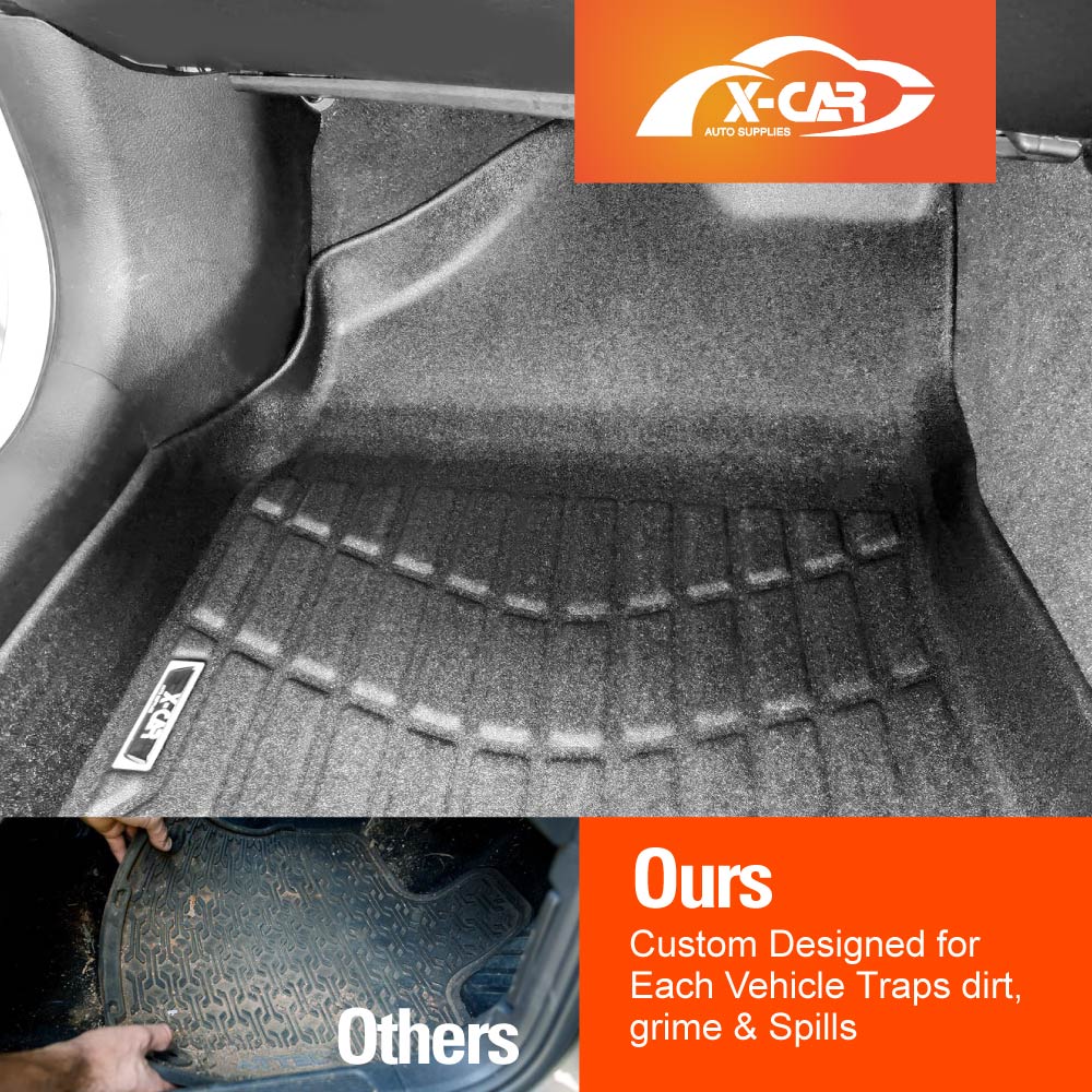 3D Floor Mats Boot Liner for Toyota Camry 2012-2017 All Weather Heavy Duty Cargo Car Trunk Luggage Tray