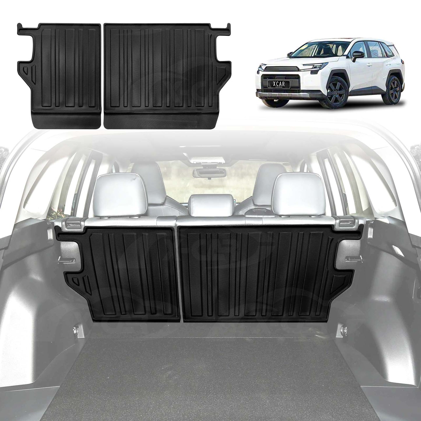 Back Seat Protector for Toyota Rav4 Rav 4 6th Gen 2026-Onwards All Weather Heavy Duty Car Seat Kick Mats Cover Accessories
