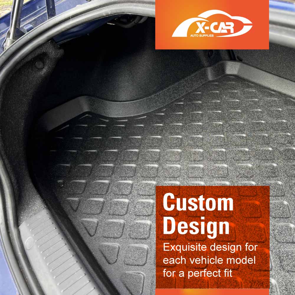 3D Floor Mats Boot Liner Set for Subaru BRZ 2022-Onwards All Weather Heavy Duty Cargo Car Trunk Luggage Tray