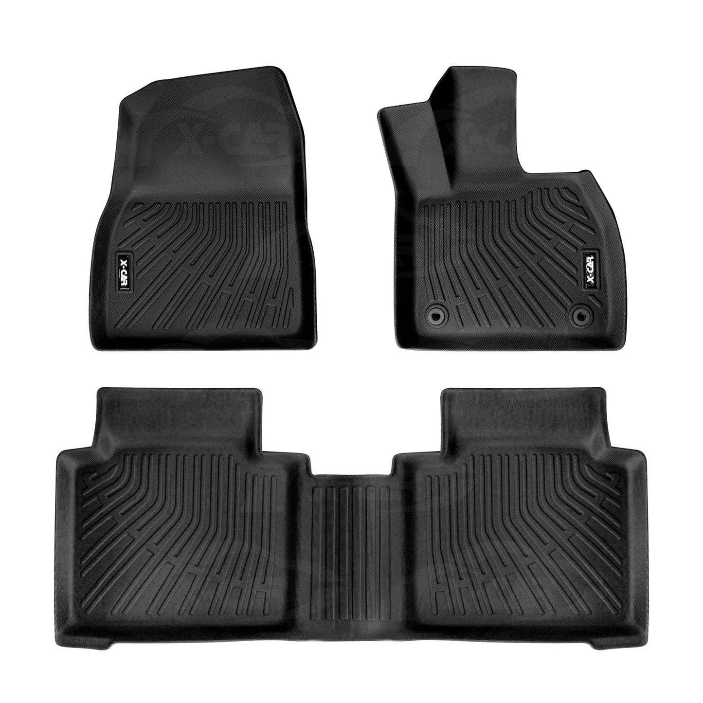 3D Floor Mats for Toyota bZ4X Auto 2WD 2023-Onwards Heavy Duty All Weather Car Waterproof Interior Protection Liner Set