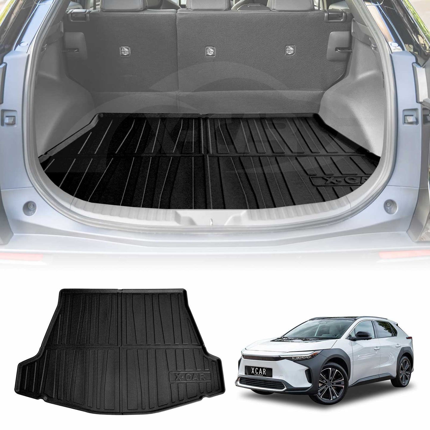 Boot Liner for Toyota bZ4X Auto 2WD 2023-Onwards All Weather Heavy Duty Cargo Trunk Cover Mat Luggage Tray Car Accessories
