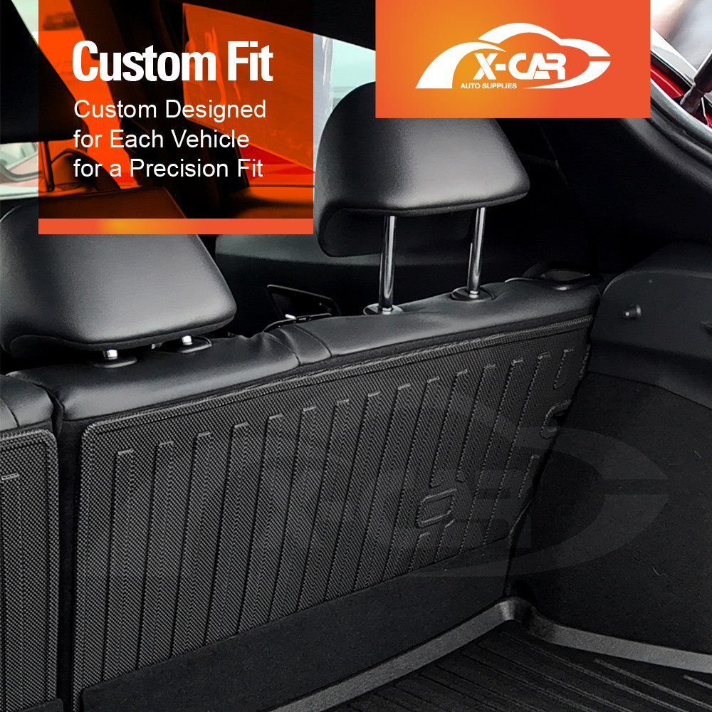 3D Floor Mats Boot Liner Set for Toyota C-HR CHR 2016-2023 All Weather Heavy Duty Cargo Kick Mats Back Seat Protector Cover