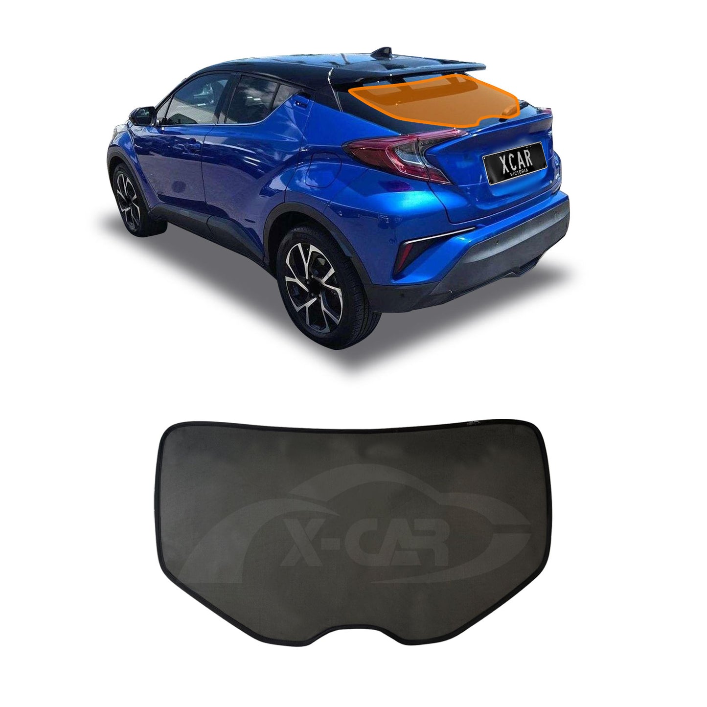 Rear Windscreen Sun Shade for Toyota CHR C-HR 2016-2023 Car Custom Wind Screen Sun Blind Mesh