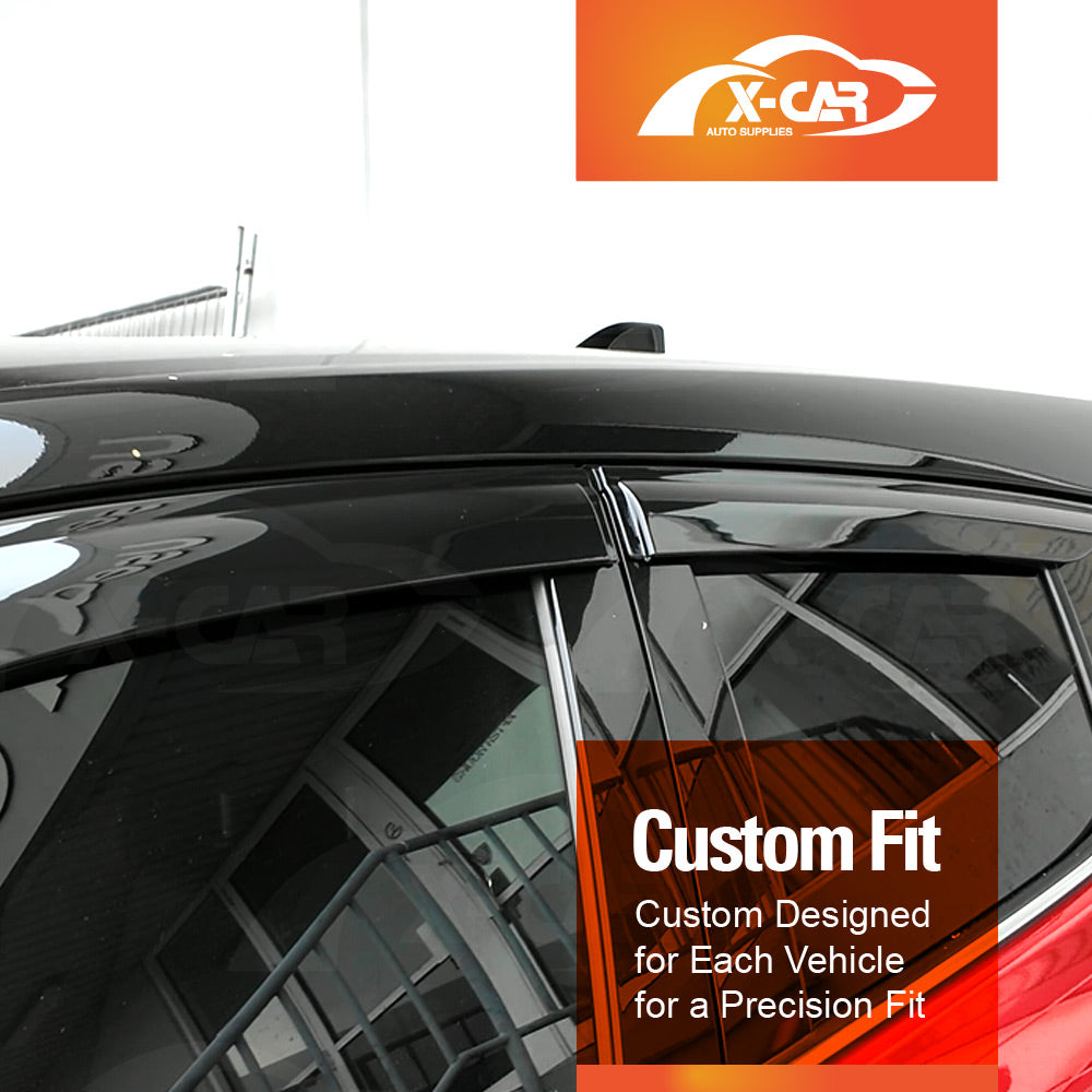 Weathershields for Toyota CHR C-HR 2016-2023 Car Weather Shields Wind Deflectors Window Sun Visor 4-Piece Set