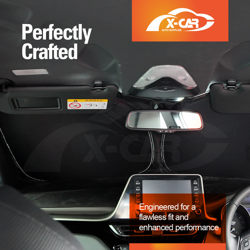 WindScreen Sun Shade for Toyota C-HR CHR 2016-2023 Blocks UV Rays Foldable Custom Wind Screen Sun Visor Protector