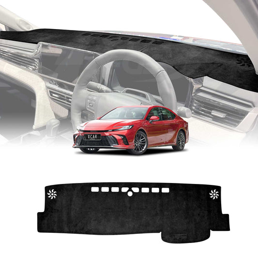 Dash Mat for Toyota Camry 2024-Onwards without Heads Up Display Non-Slip Microfiber Pad Cover Interior Accessories