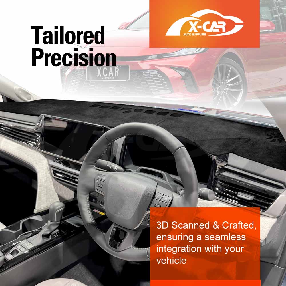 Dash Mat for Toyota Camry 2024-Onwards without Heads Up Display Non-Slip Microfiber Pad Cover Interior Accessories