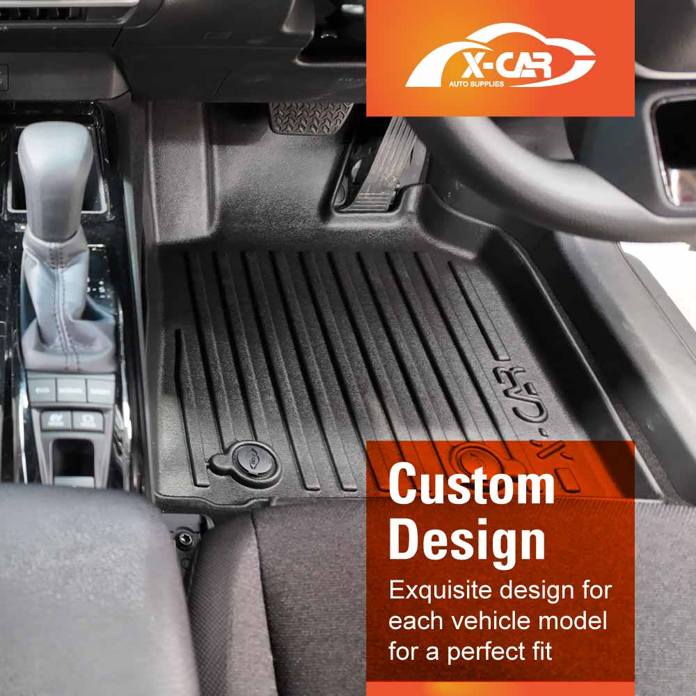 3D Floor Mats for Toyota Camry XV80 2024-Onwards Heavy Duty All Weather Car Waterproof Interior Protection Liner Set