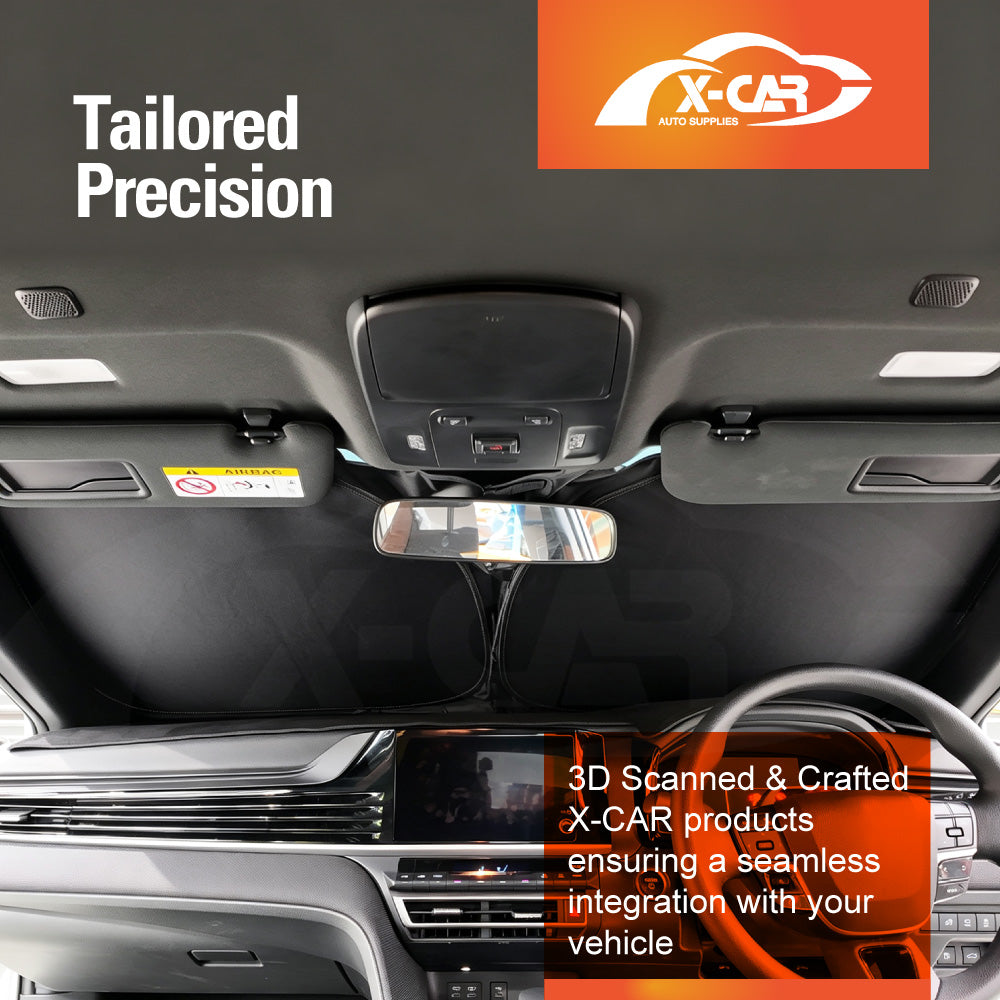 WindScreen Sun Shade for Toyota Camry XV80 2024-Onwards Blocks UV Rays Foldable Custom Wind Screen Sun Visor Protector