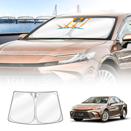 WindScreen Sun Shade for Toyota Camry XV80 2024-Onwards Blocks UV Rays Foldable Custom Wind Screen Sun Visor Protector