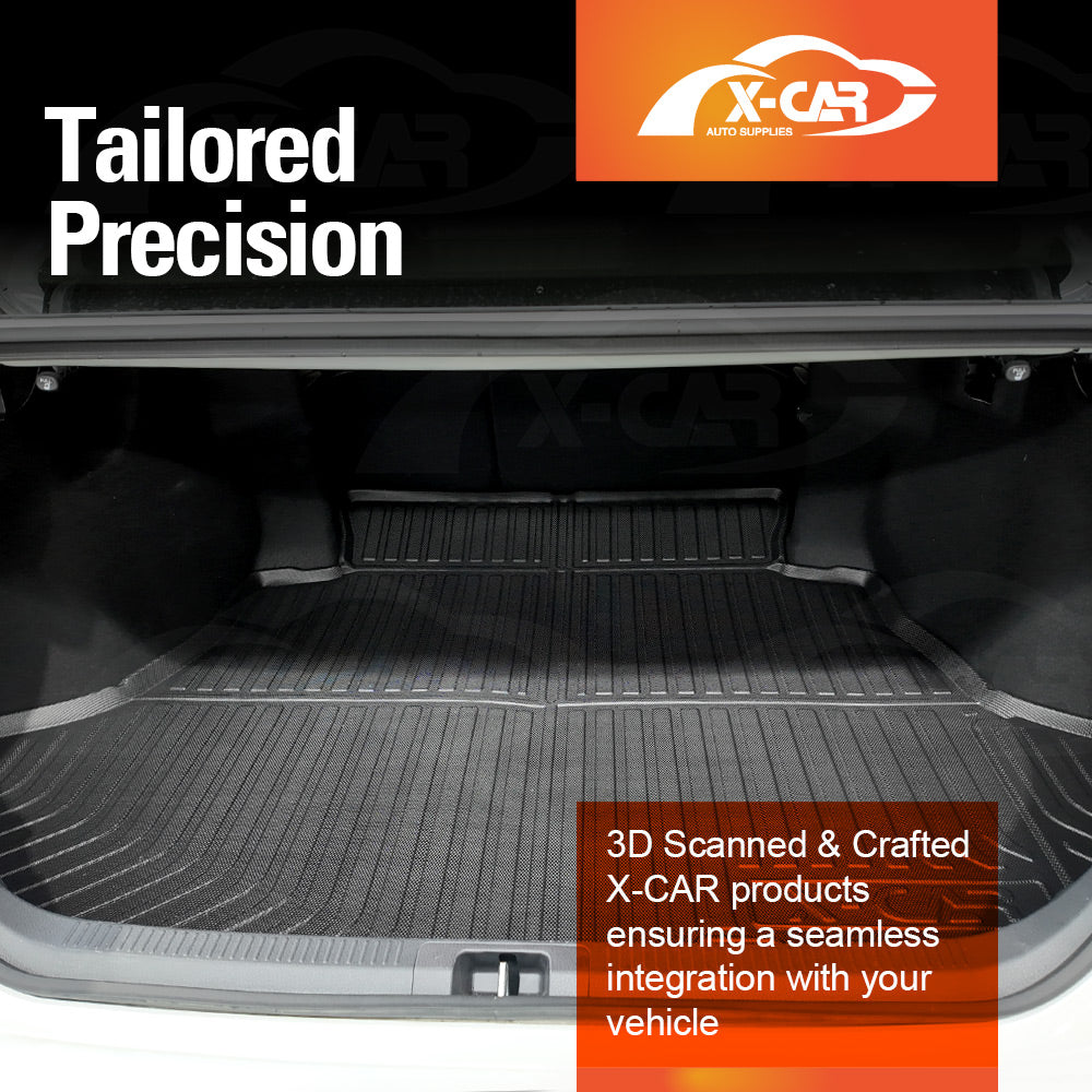 3D Floor Mats Boot Liner for Toyota Camry 2018-2024 All Weather Heavy Duty Cargo Car Trunk Luggage Tray