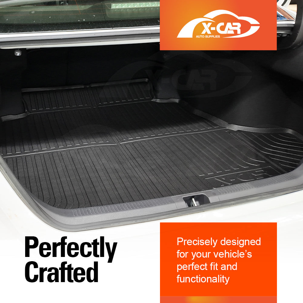 3D Floor Mats Boot Liner for Toyota Camry 2018-2024 All Weather Heavy Duty Cargo Car Trunk Luggage Tray