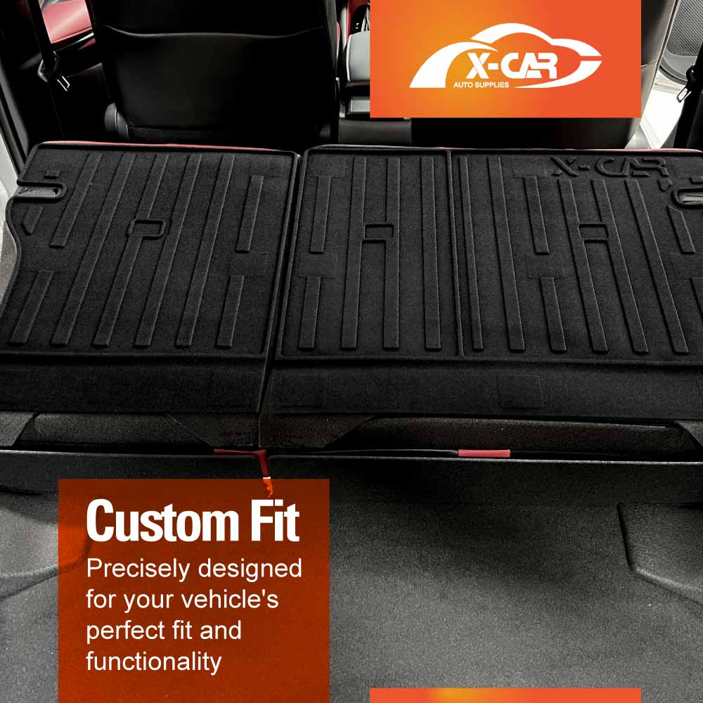 Boot Liner Set for Toyota Corolla Hatchback 2018-Onwards All Weather Heavy Duty Car Trunk Back Seat Protector Cargo Kick Mats