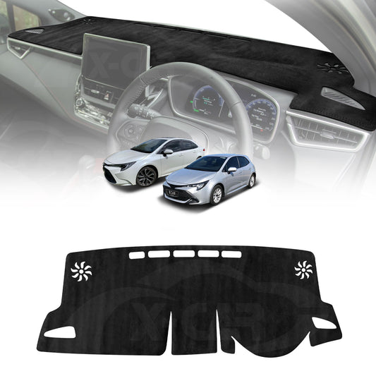 Dash Mat for Toyota Corolla Hatch Sedan 2018-Onwards Non-HUD Non-Slip Microfiber Pad Cover Interior Accessories