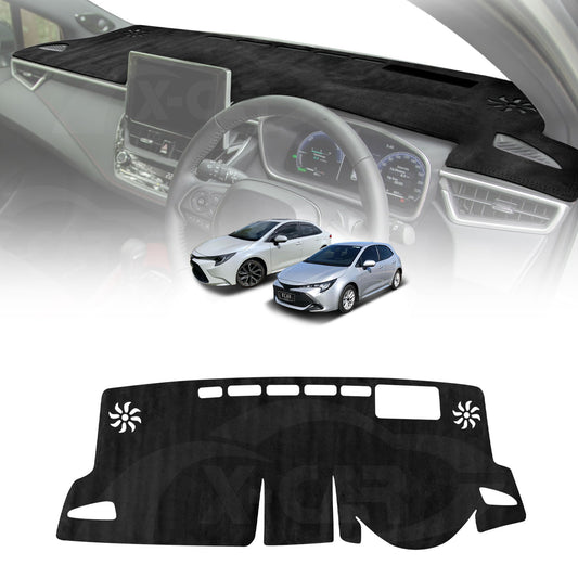 Dash Mat for Toyota Corolla Hatch Sedan 2018-Onwards With HUD Non-Slip Microfiber Pad Cover Interior Accessories