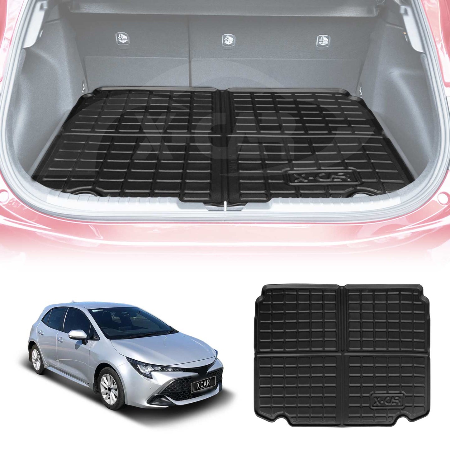 Boot Liner for Toyota Corolla Hatchback 2018-Onwards All Weather Heavy Duty Cargo Trunk Cover Mat Luggage Tray Car Accessories