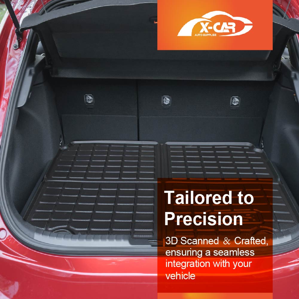 3D Floor Mats Boot Liner for Toyota Corolla Hatchback 2018-Onwards All Weather Heavy Duty Cargo Car Trunk Luggage Tray